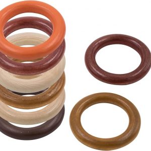 28mm Diameter Wooden Curtain Pole Rings