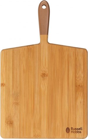 Russel Hobbs Bamboo Wood Chopping Board With Gold Handle