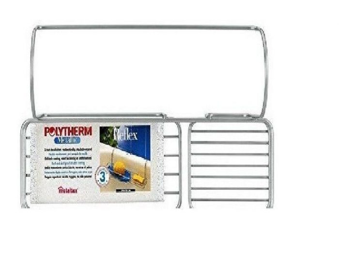 Polytherm Metalic Reflex Coated 2 Compartment Caddy Rack