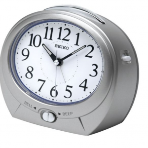 Seiko Snooze & Light Bedside Alarm Clock QHK005S