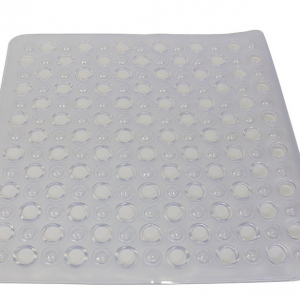 Active Living Clear Shower Rubber Mat Size 50 X 50