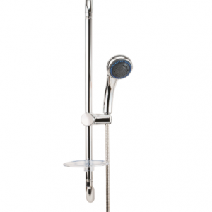 Croydex 3 Function Shower Set with Riser Rail & 1.5m Hose