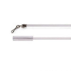 RCA 1 Pair Clear Curtain Draw & Pull Rods