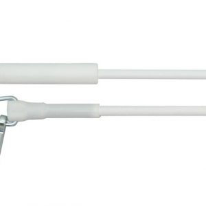 RCA 1 Pair White Curtain Draw & pull Rods