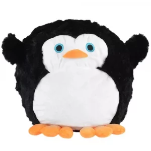 Penguin Cuddle 3D Hot Water Bottle 800ml with Soft Plush Faux Fur Cover