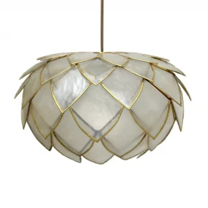 Capiz Shell Gold Vintage Ceiling Pendant Shade