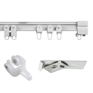 Heavy Duty ILine Curtain Track- 57mm Hidden Top Fix Support