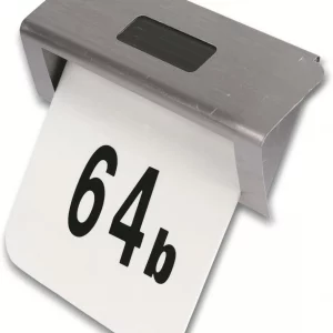 Grundig Solar Powered Stainless Steel LED Light House Number Sign