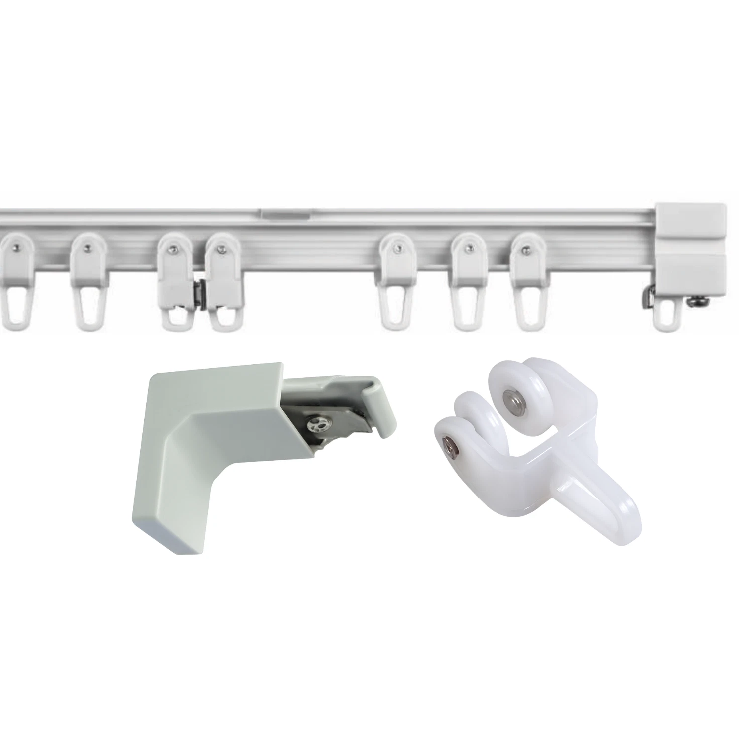 Heavy Duty ILine curtain Track Heavy Duty ILINE Curtain Track - Pro 60mm Face Fix Support