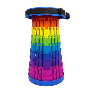 Portable Collapsible Rainbow Stool