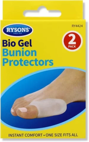 2x Bio Gel Bunion Protectors Instant Pain Relief Cushion Pads