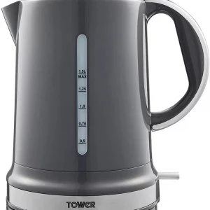 Tower Belle 1.5L Graphite Grey Curved Design Electric Jug Kettle