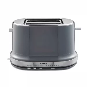Tower Belle Graphite Grey Curved Design 2 Slice Toaster
